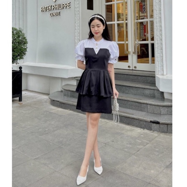 ÁO SƠ MI FORM CHIẾT EO CỔ TÀU, ÁO SƠ MI CÔNG SỞ THANH LỊCH