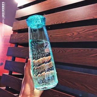 [Quà tặng không bán] Bình thủy tinh cao cấp 340ml (màu ngẫu nhiên)