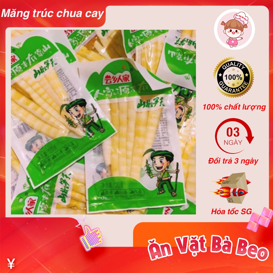 Măng trúc chua cay Yuyu Trùng Khánh ⭐ Ăn vặt Bà Beo ✅