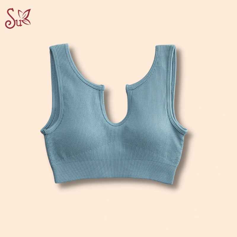 Áo Bra Tập Gym Cao Cấp Có Mút Ngực Co Giãn Thấm Hút Mồ Hôi Tốt AN6086