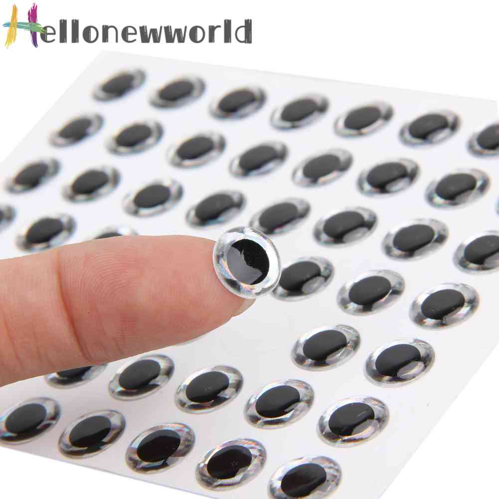 Bộ 100 Mắt Cá 3D Gắn Mồi Giả