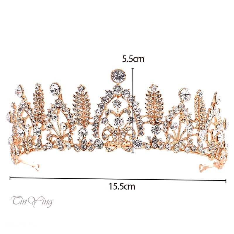 GETNOIVAS Vương Miện Cài Tóc Cô Dâu Thời Trang Giữ Bạn Trong Tâm Trạng Phù Hợp Với Bất Kỳ Occasion Nơi Bạn Muốn Có Rực R