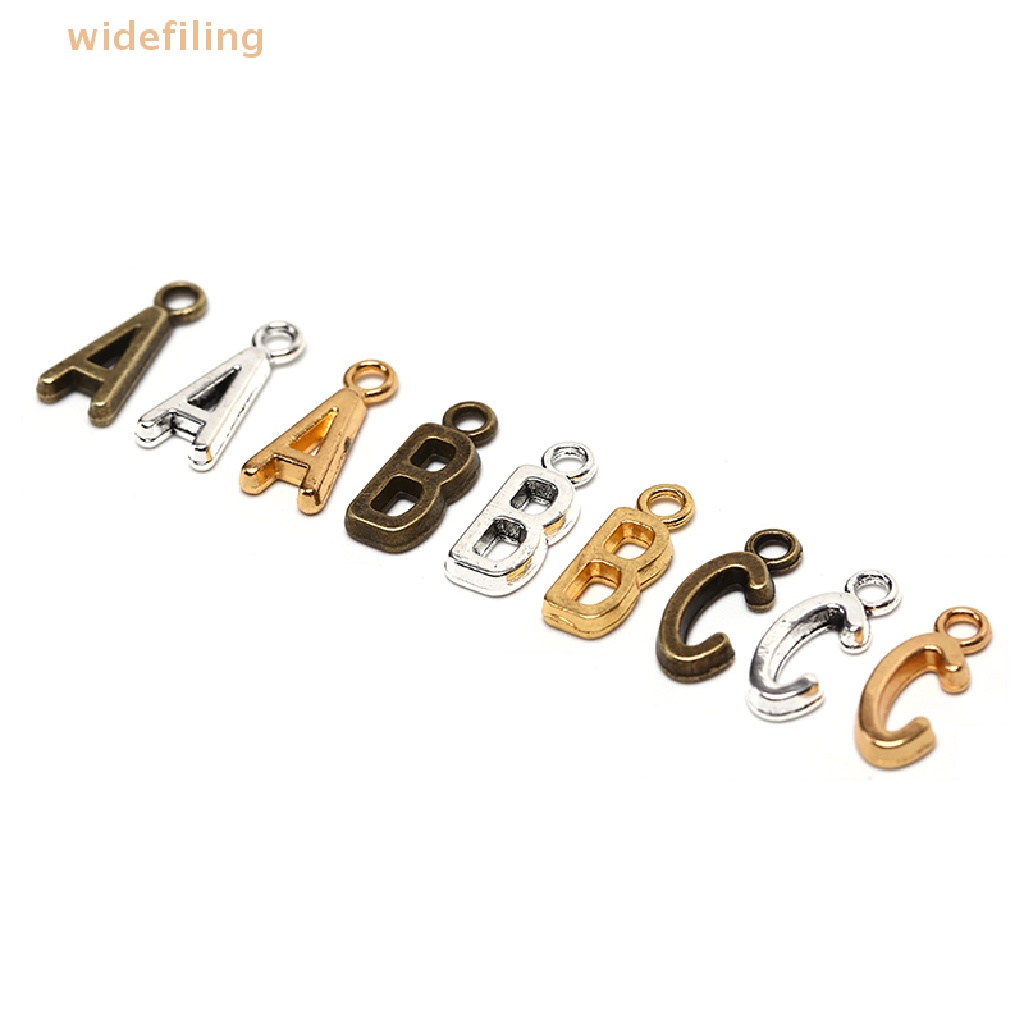 Set 26 Chữ Cái A-Z Màu Vàng / Bạc Dùng Để Làm Đồ Trang Sức Thủ Công