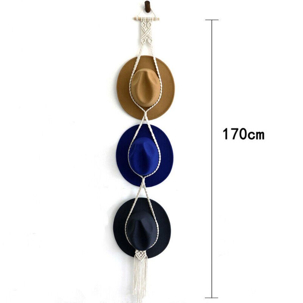 Giá Đỡ Trưng Bày Mũ Phối Tua Rua Phong Cách Bohemian