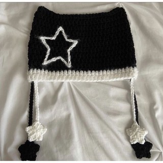 Mũ len tai mèo star cat y2k - mũ len thủ công handmade