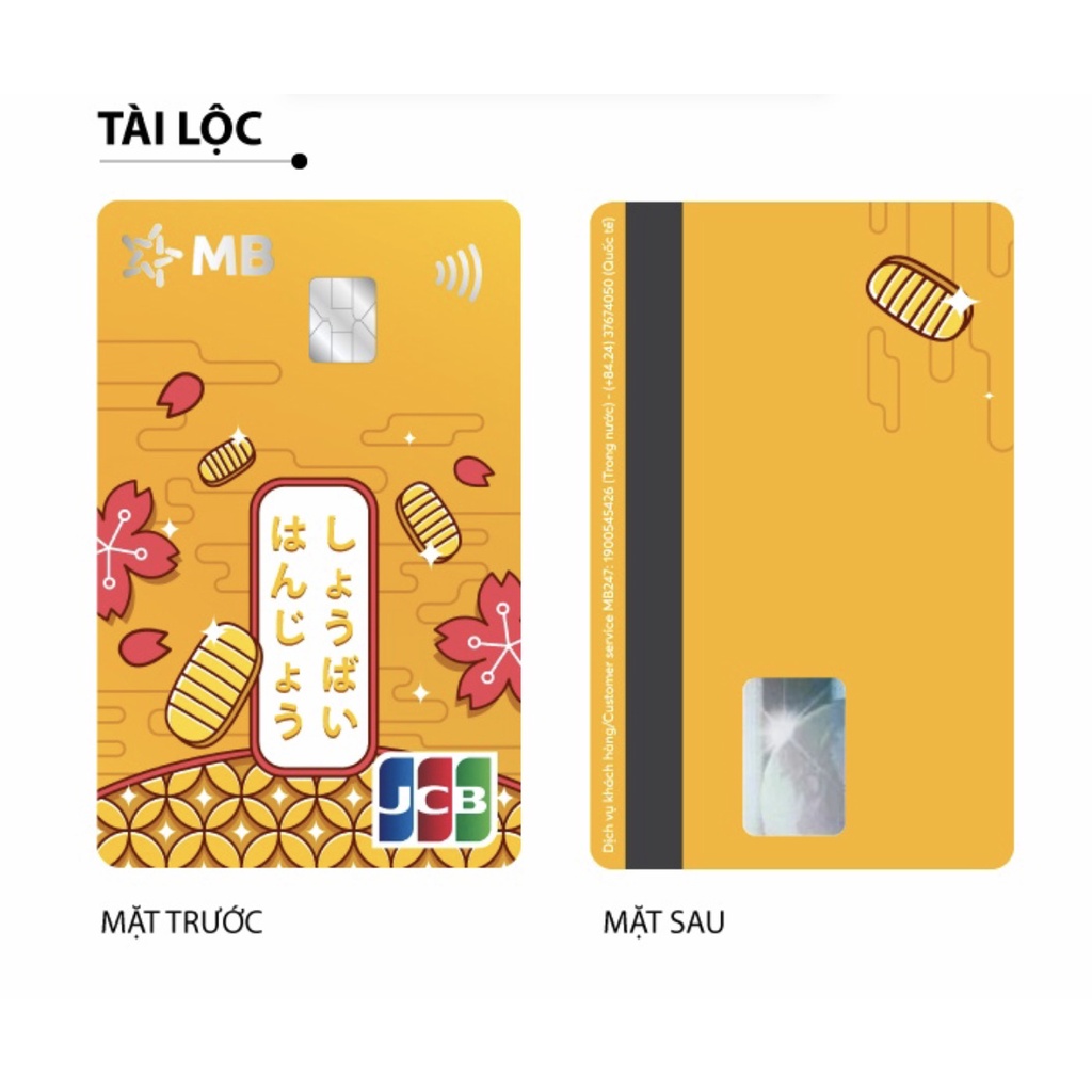 Thẻ JCB Hi Collection Bộ sưu tập thẻ may mắn