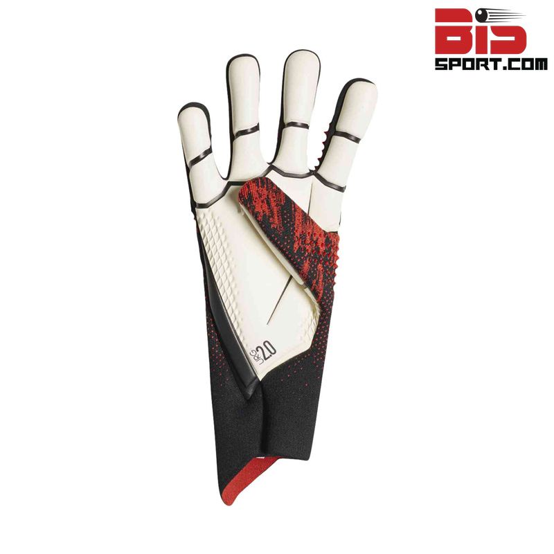 Găng Tay Thủ Môn Chuyên Nghiệp Adidas Predator Loại Gai Cao Cấp - Bắt Bóng Siêu Đỉnh - Màu Đỏ Đen