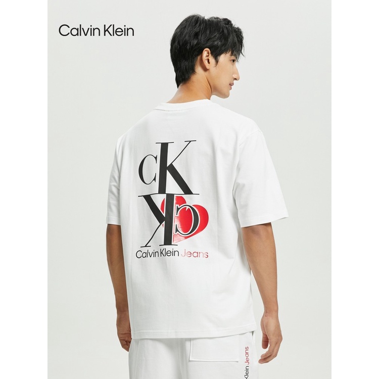 Áo Thun cotton Tay Ngắn In Hình Trái Tim ck Dành Cho Cặp Đôi400174