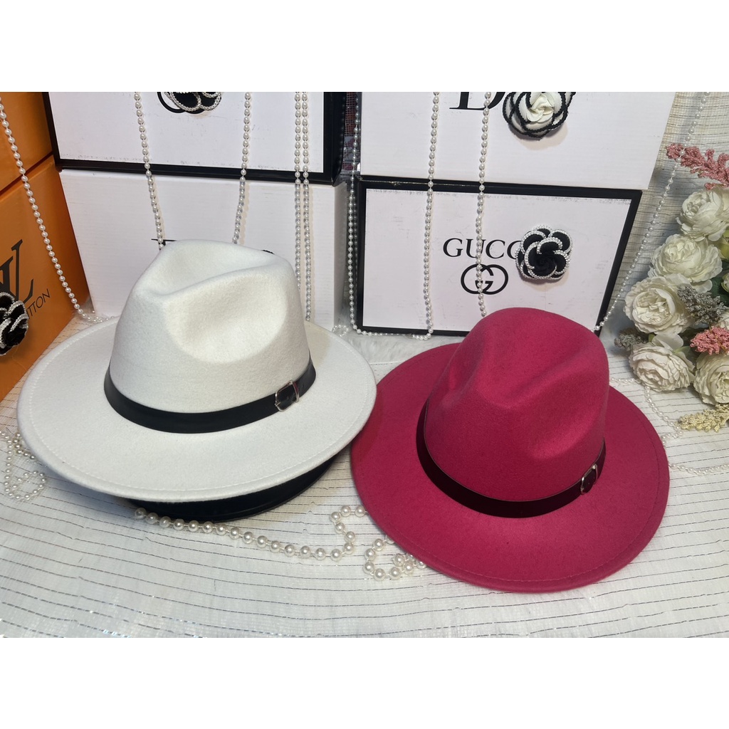 Mũ vành tròn rộng phong cách vintage cho nam nữ