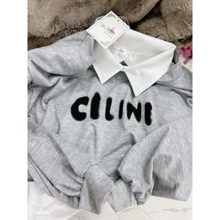 Sét áo sơ mi + áo croptop Celin