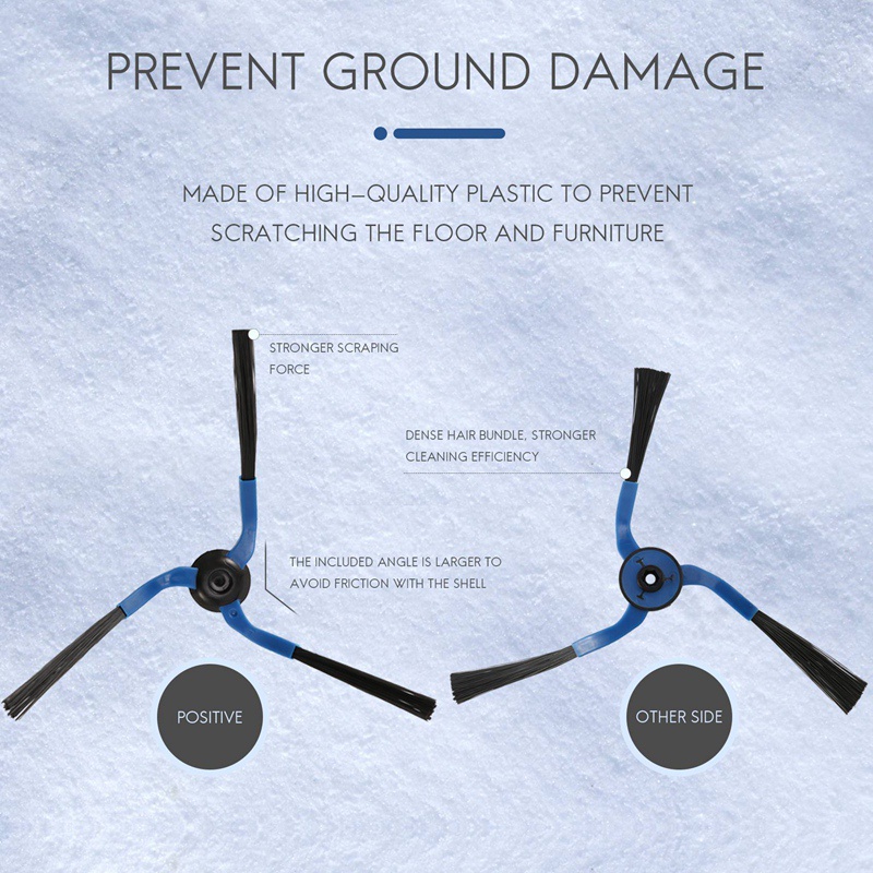 Set 3 Cặp Chổi Bên Cho Robot Hút Bụi Samsung Navibot VC-RM96W VC-RM72VR VC-RM84V VC-RM52VR SR8855 SR8751 SR8845 SR8895 SR8950