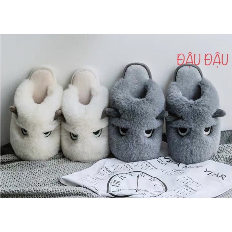 DÉP BÔNG ANGRY EYE LÔNG CỪU CAO CẤP