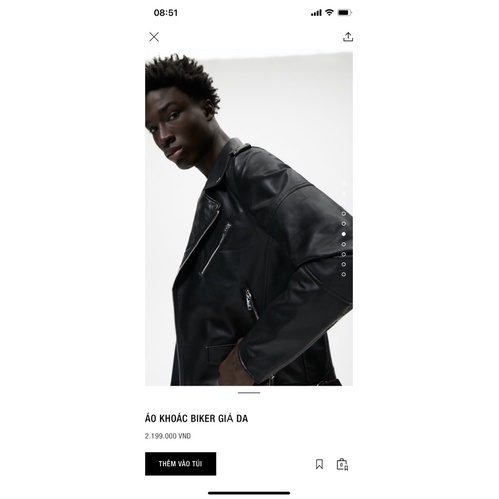 Áo da Biker mẫu mới 2022