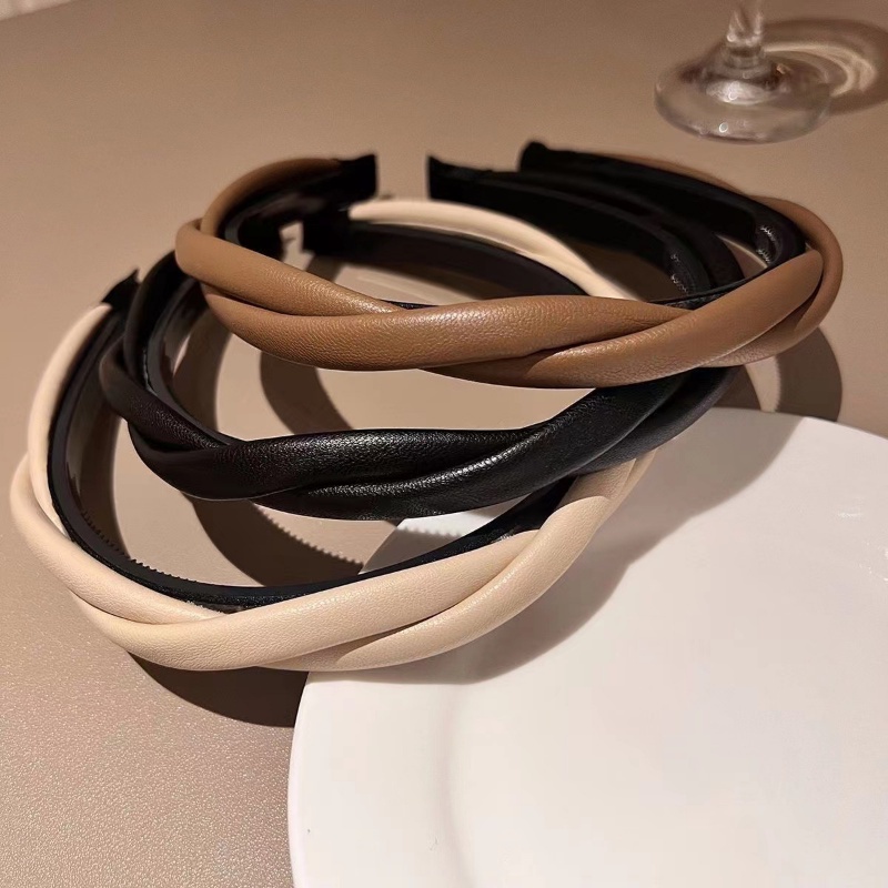 Băng Đô Cài Tóc Dạng Xoắn Phong Cách Vintage Đơn Giản Cho Nữ