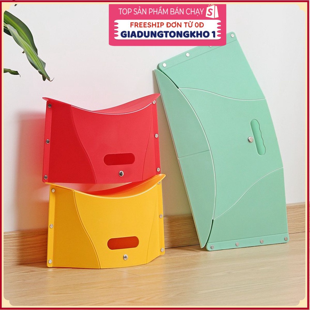 Ghế Nhựa Mini Gấp Gọn Tiện Dụng Mang Đi Du Lịch T2 Giá Rẻ