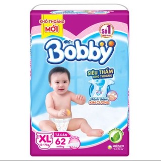 Tã dán bobby Xl 62 miếng
