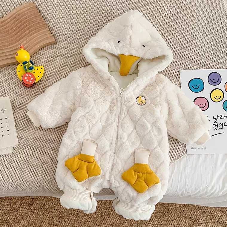 Babyfair. Bộ Áo Liền Quần Kiểu Hình Động Vật Dễ Thương Cho Bé