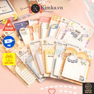 Giấy note giấy ghi chú chibi hình ngộ nghĩnh 1 tập 30 tờ