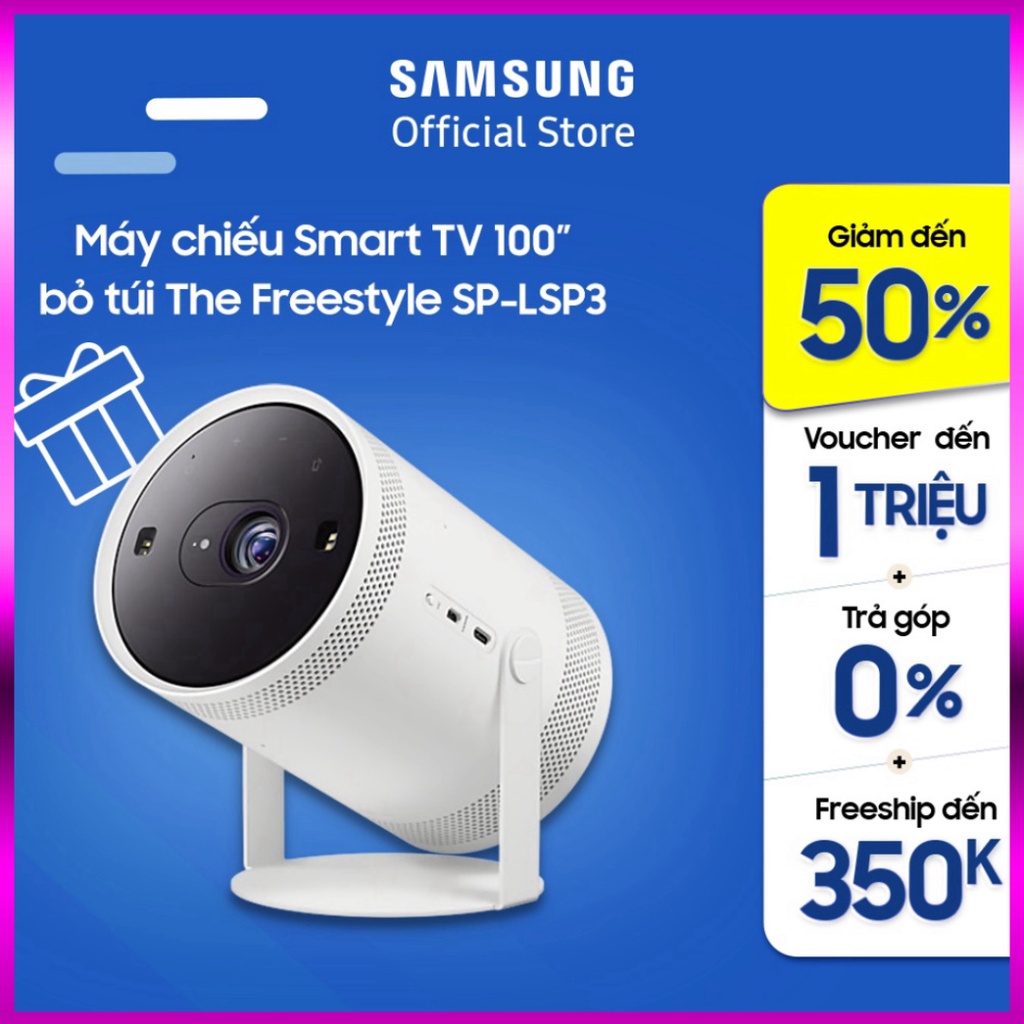 Máy chiếu Smart TV 100 inch bỏ túi The Freestyle SP-LSP3 - Hàng chính hãng | BigBuy360 - bigbuy360.vn
