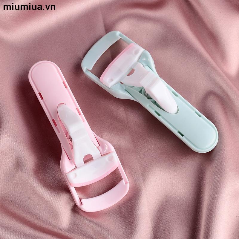 miumiuaKẹp uốn cong lông mi 3D bằng nhựa đầu vuông chuyên Dụng