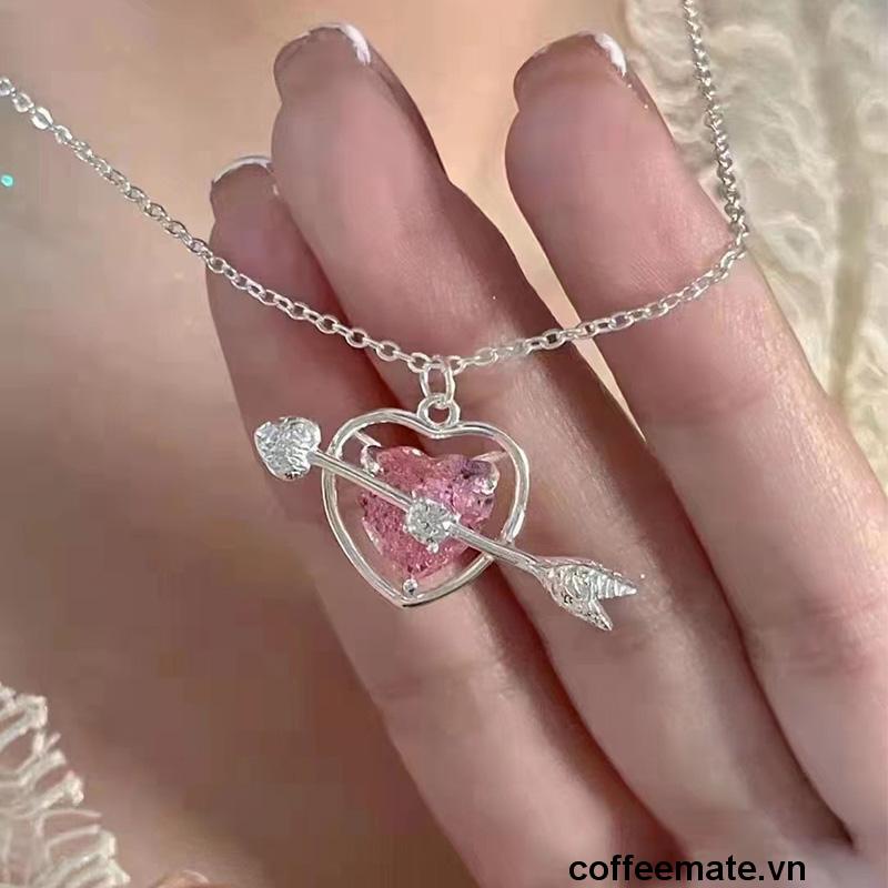 【coffeemate】⚡ Dây chuyền nữ Madeline V54 mặt trái tim kiểu mới tuyệt đẹp