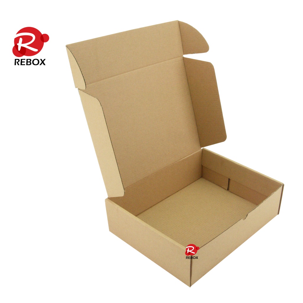 Hộp nắp gài 28x21x7 gập hông - 20 hộp giá rẻ cứng cáp có tai gài
