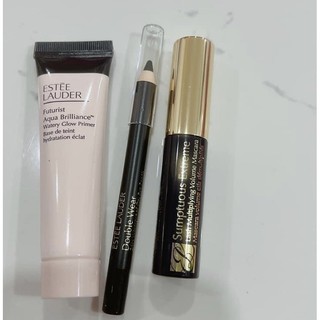 Set kẻ mắt mascara kem lót Estee Lauder mini