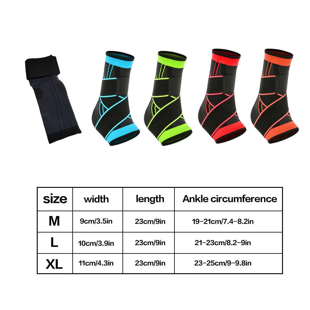 1 Băng Quấn Bảo Vệ Mắt Cá Chân 3D Bằng Nylon