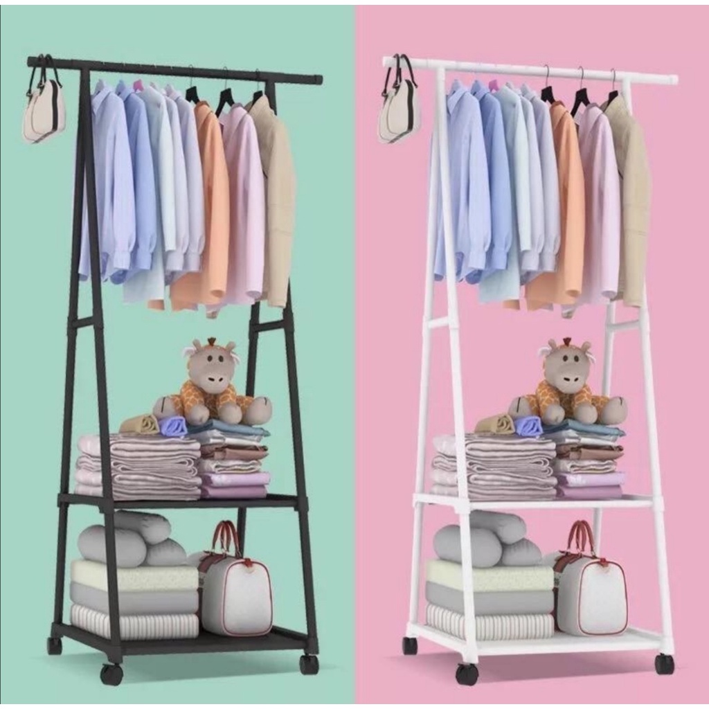 Kệ sắt treo quần áo chữ A. Kích thước 160 x 60 x 45cm. Sắt sơn tĩnh điện cao cấp. Đầy đủ phụ kiện lắp ráp đơn giản