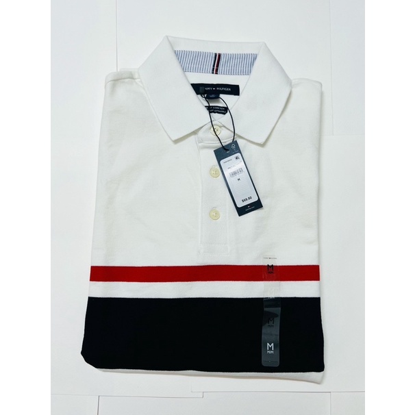 Áo thun có cổ cho Nam hiệu T0m.my Hilfiger chính hãng xách tay Mỹ