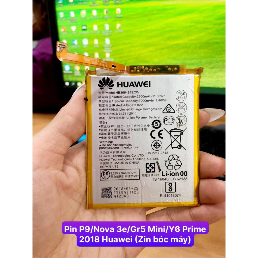 Pin P9/Nova 3e/Gr5 Mini/Y6 Prime 2018 Huawei