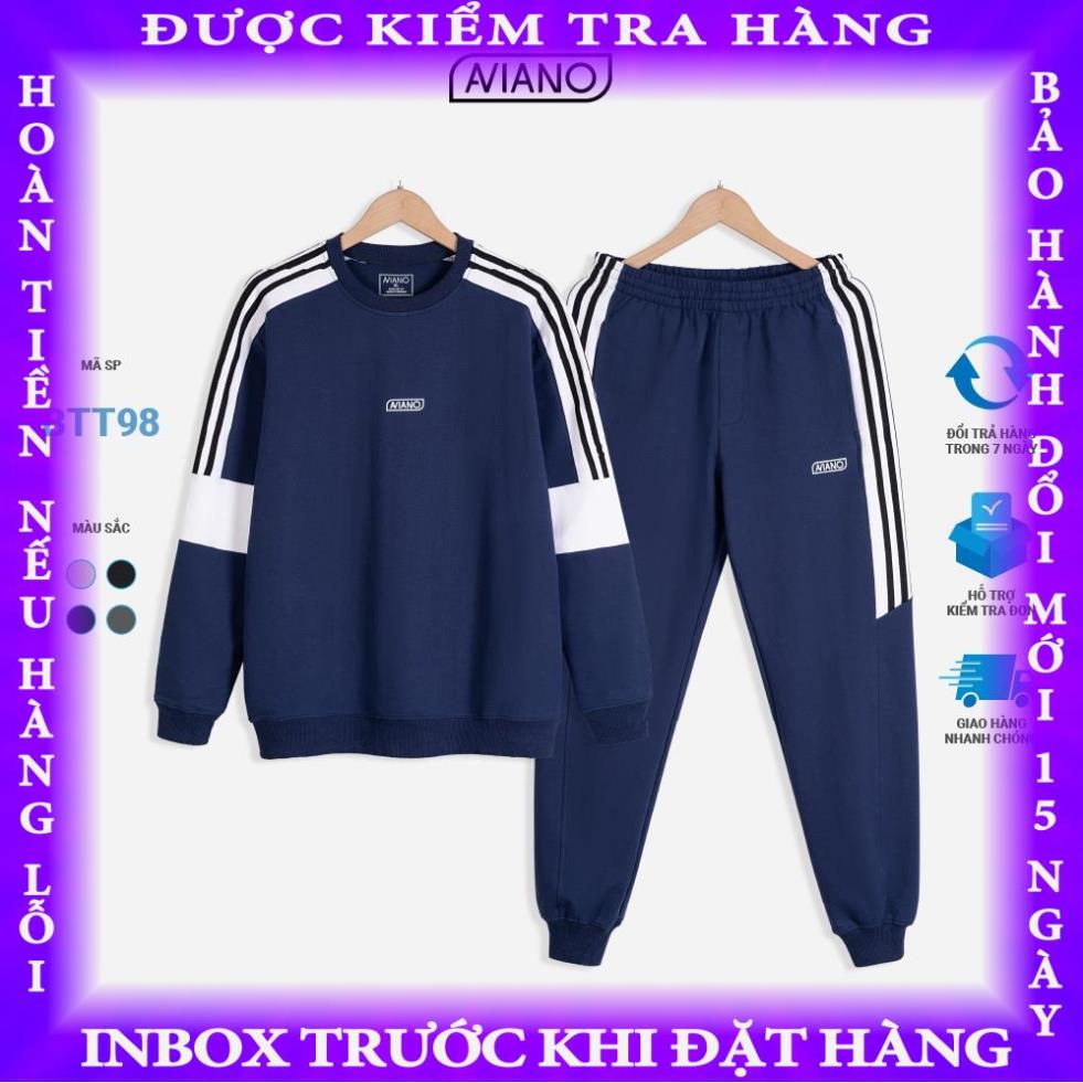 Bộ Thể Thao Nam Can Tay Thời Trang Thiết Kế Cao Cấp AVIANO letuan