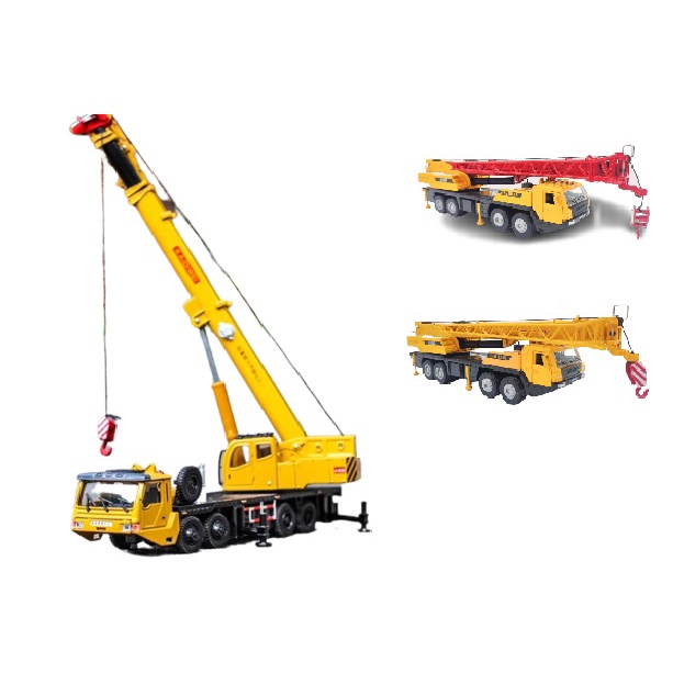 Mô hình xe trục cẩu 16 bánh 3 tầng 97cm, móc 1:55 kaidiwei 5262