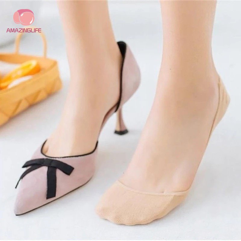 Vớ Thuyền Cao Gót / Miệng Nông Chống Trượt Thấm Hút Mồ Hôi Thời Trang Xuân Hè Cho Nữ