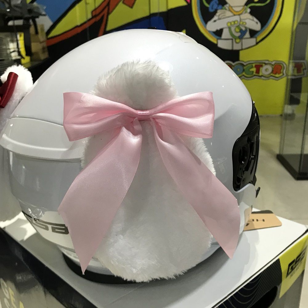 Plus Mũ Bảo Hiểm Hình Tai Thỏ Bằng Lông Sáng Tạo Độc Đáo Trang Trí Cho Bé Gái