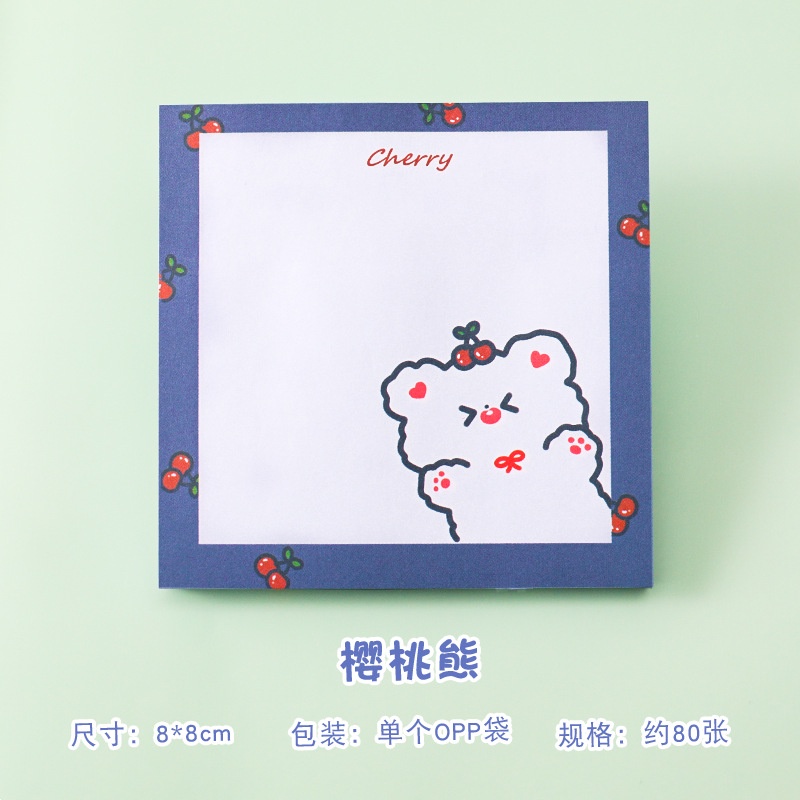 Bộ 80 tờ giấy dán ghi chú INFEEL.ME in họa tiết hoạt hình dễ thương dành cho học sinh