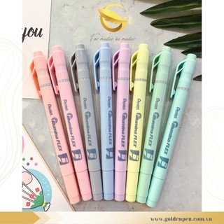 [HÀNG CHÍNH HÃNG] Bút Dạ Quang 2 Đầu Pentel SLW11P Màu Pastel (Mã Lẻ)