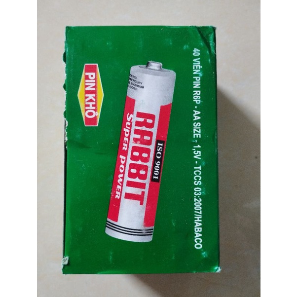Hộp pin AA Con thỏ