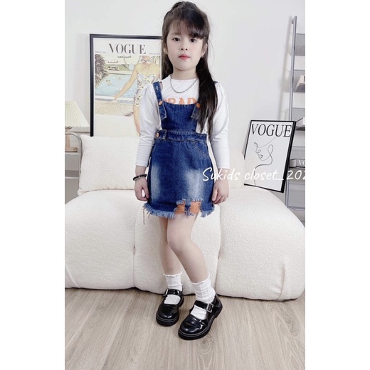 Sét yếm jean size đại bé
