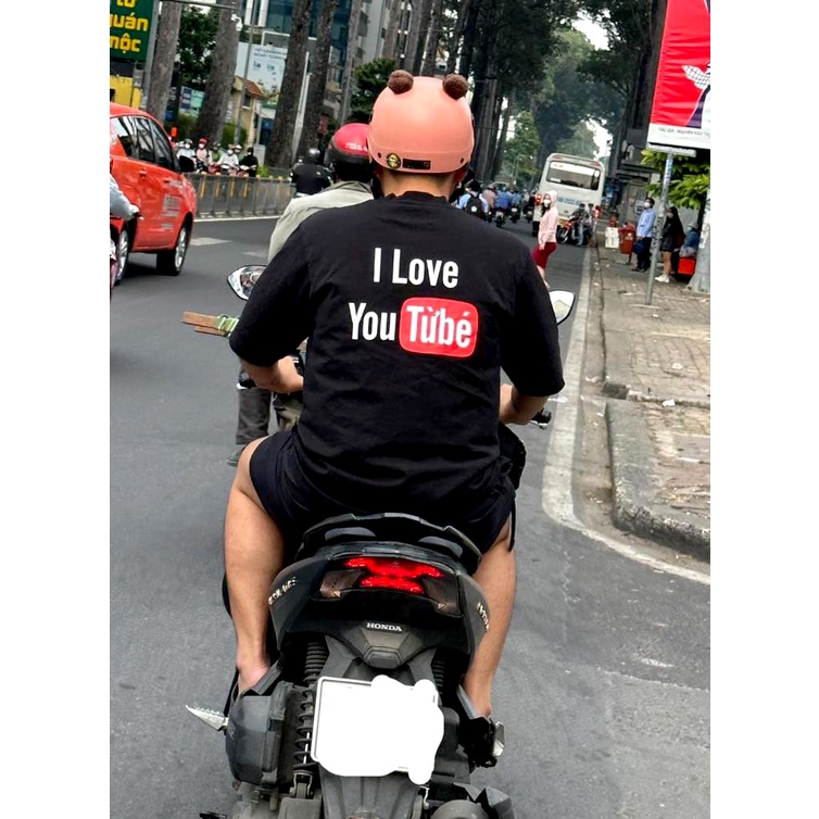Áo phông I LOVE YOU TỪBÉ áo thun local brand cotton thoáng mát