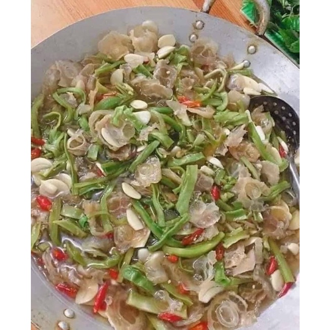 Hủ 1kg GÂN BÒ ngâm rau tiến vua chua ngọt