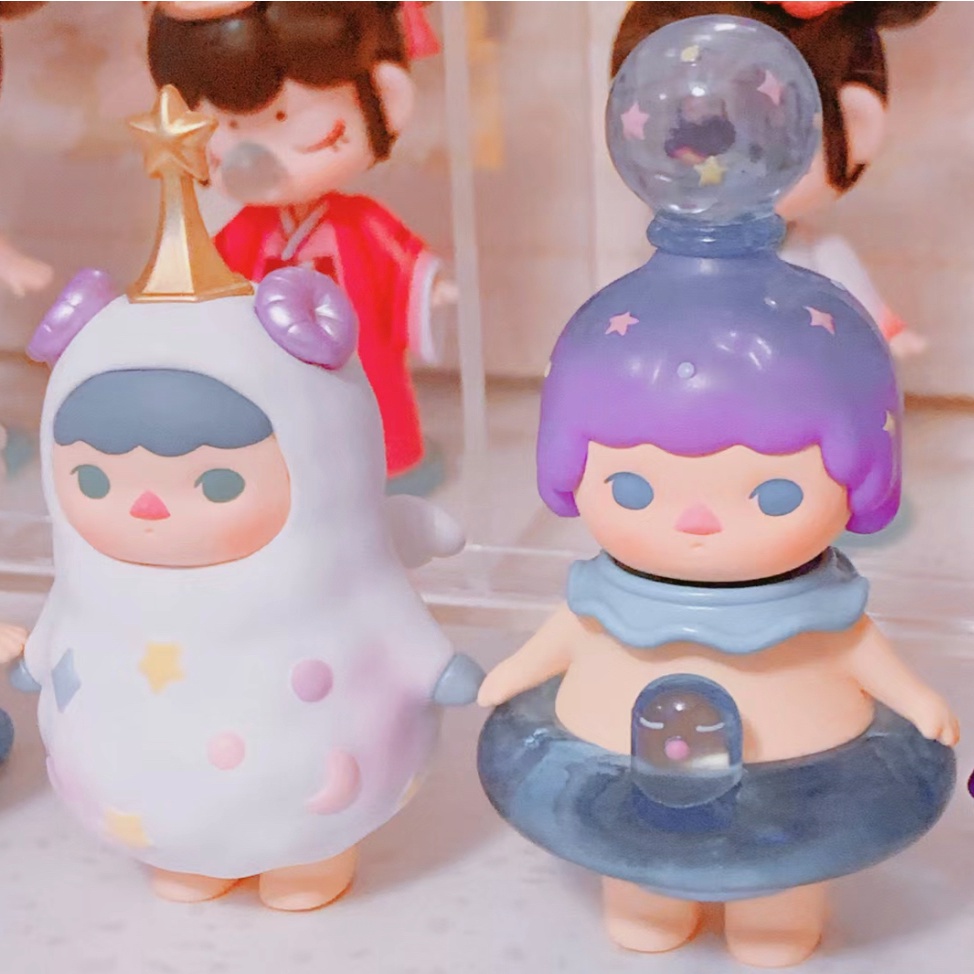 Búp Bê POPMART PUCKY Horoscope Em Bé Mù Kèm Hộp Quà Tặng Trang Trí