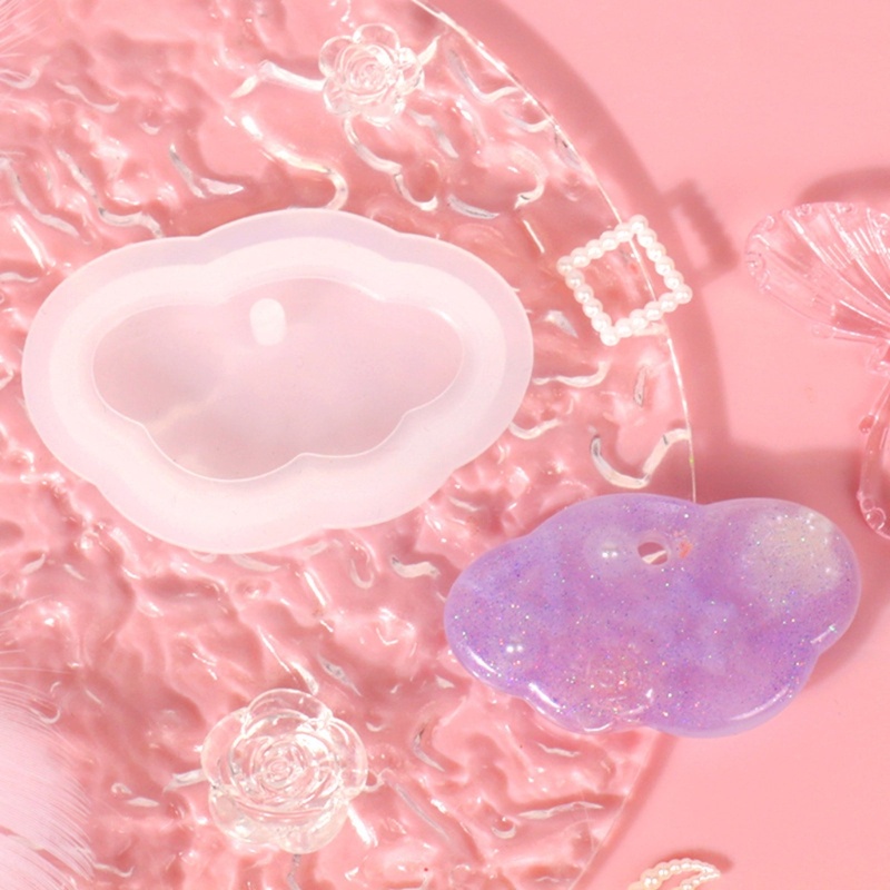 Khuôn Silicone Hình Lục Giác / Ngôi Sao / Trái Tim Làm Trang Sức Thủ Công