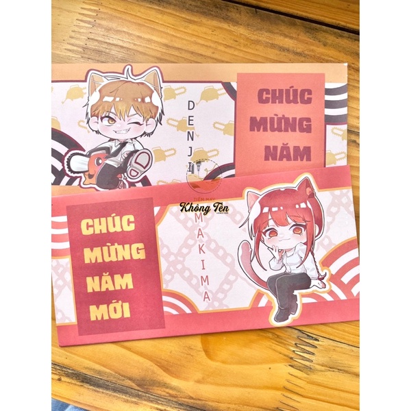 Bao lì xì anime Chainsaw Man