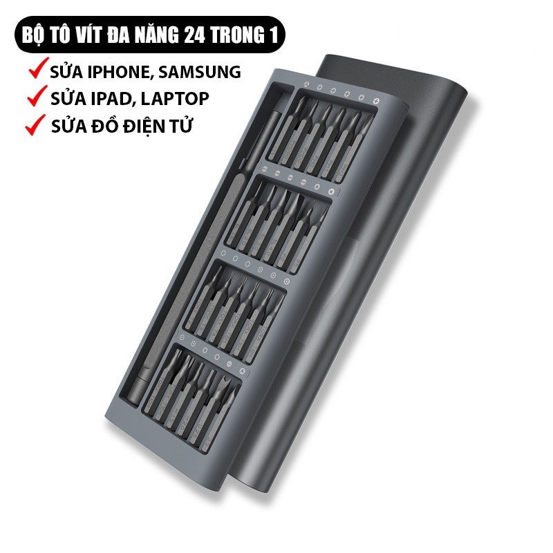 Bộ Tua Vít, Tuốt Nơ Vít  Đa Năng 24 Đầu - GOOD DEAL