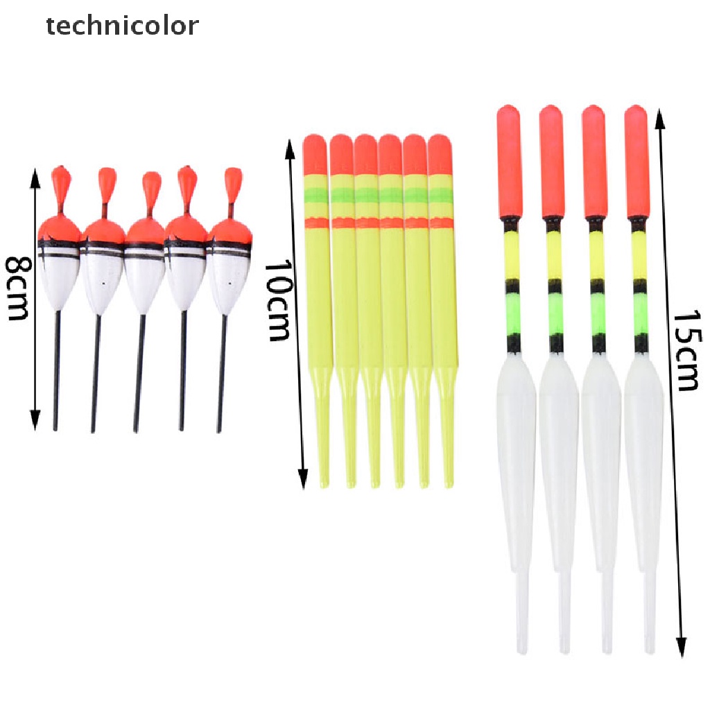 Set 15 Phao Câu Cá Dạng Ống Chống Trượt Chuyên Dụng