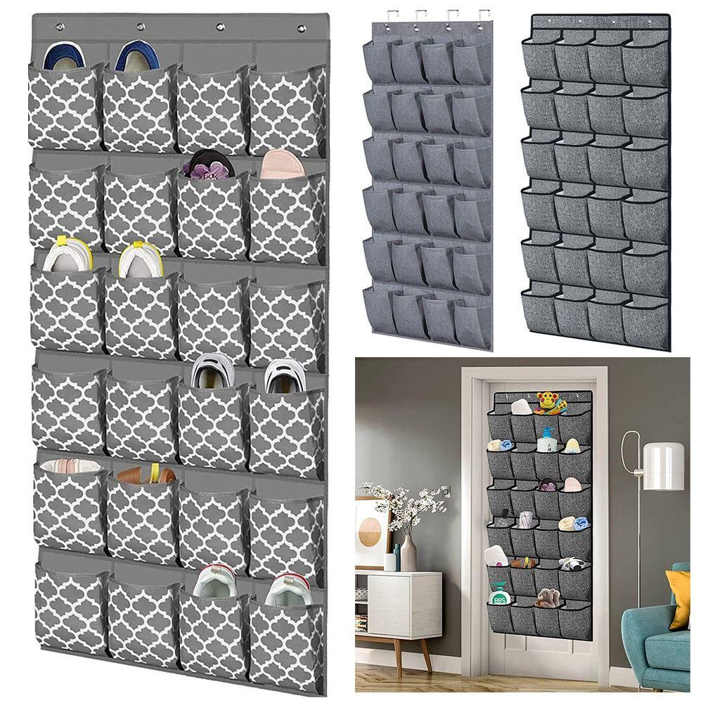 NIUYOU Giá Để Giày 24 Ngăn Treo Cửa Sau Lưng Cửa