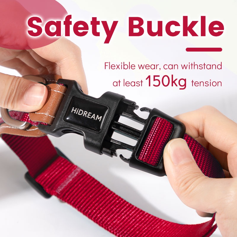 HamshMoc Vòng Cổ Mềm Mại Có Khóa An Toàn Tháo Gỡ Nhanh Cho Thú Cưng Cỡ Nhỏ / Vừa / Lớn