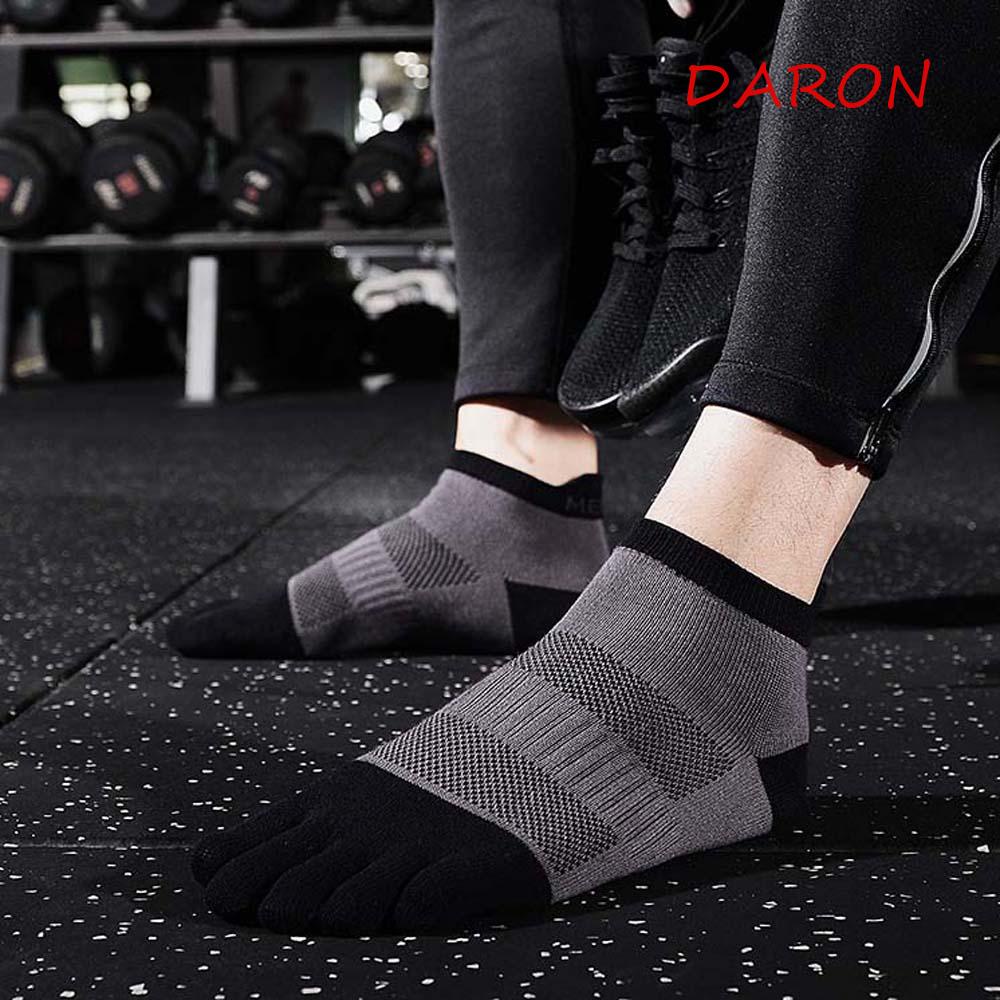 Vớ Cotton Năm Ngón Mềm Mại Thấm Hút Mồ Hôi Chống Trượt Cho Nam