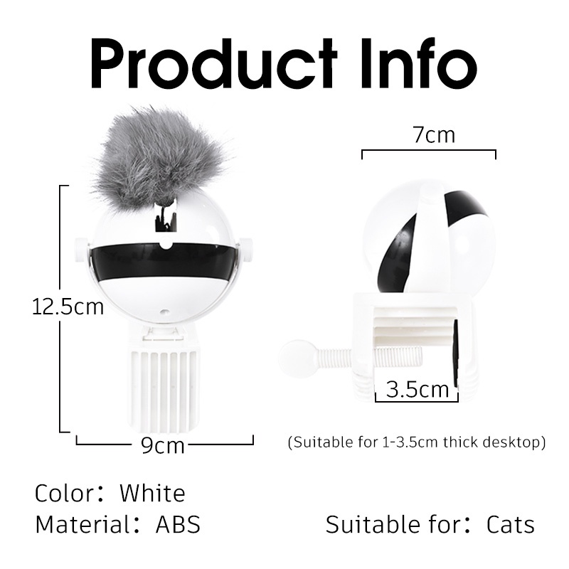 HamshMoc Đồ Chơi Bóng Nâng Tự Động Tương Tác Với Mèo Cưng